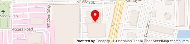Map showing event location